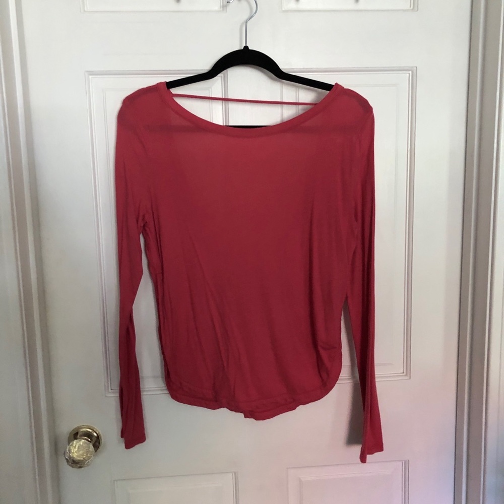 Hot pink long sleeve